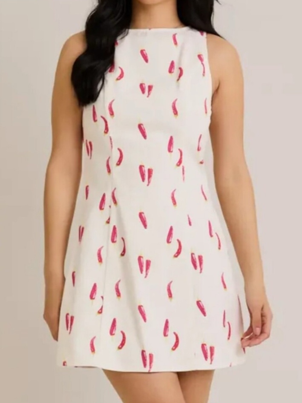 LE LIS dress denim peppers